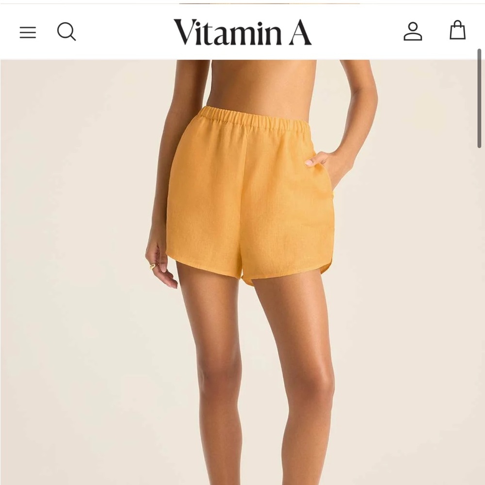 Floral Yellow Beach Shorts